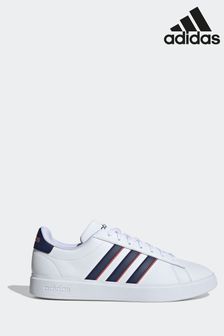 adidas White Sportswear Grand Court Cloudfoam Comfort Trainers (N32656) | €100
