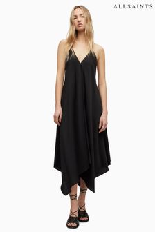 AllSaints Black Lil Dress (N33105) | 688 QAR