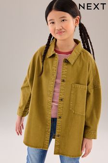 オリーブ グリーン - オーバーサイズ シャツジャケット (3～16 歳) (N33283) | ￥3,470 - ￥4,510