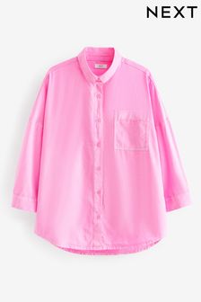 Hot Pink Oversized Shirt (3-16yrs) (N33285) | EGP426 - EGP578