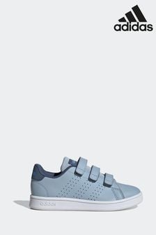 כחול  - נעלי ספורט דגם Hook And Loop (קרס ולולאה) ביגוד ספורט בסגנון חיים Advantage של Adidas (N33464) | ‏151 ‏₪