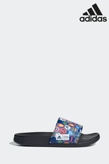 adidas White Kids Adilette Avengers Sandals (N33466) | ₪ 151