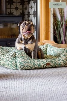 Morris & Co Ivory/Green Willow Boughs Box Pet Bed (N33561) | $118