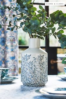William Morris Cream Leaf Printed Vase (N33709) | €54
