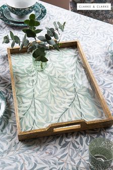 Clarke and Clarke Dove Grey William Morris Designs Willow Boughs Wooden Tray (N33726) | €63