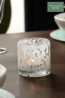 Nina Campbell White Confetti Tea Light Holder (N33727) | €16