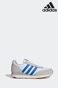 adidas White/Blue Sportswear Run 60S 3.0 Trainers (N33774) | OMR26