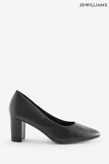 Zapatos de salón negros flexibles y cómodos de horma ancha de JD Williams (N33861) | 42 €