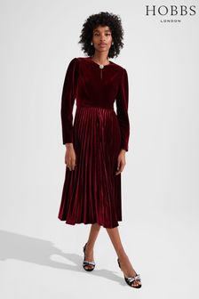 Hobbs אדום פטיט רוזלי שמלה (N33893) | ‏1,001 ‏₪