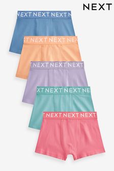 柔和色調 - 四角褲 5 件組 (2-16歲) (N33973) | NT$620 - NT$840