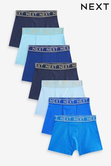 أزرق كوبالت - حزمة من 7 ملابس داخلية (2-16 سنة) (N33991) | 9 ر.ع - 12 ر.ع