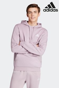 adidas Purple Sportswear Essentials Feel Cozy Fleece Hoodie (N34052) | $83