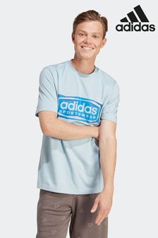 Синий - Adidas Folded Sportswear Graphic T-shirt (N34098) | €30