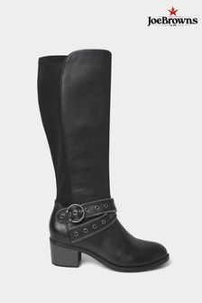 Joe Browns Black Free Rebel Zip Detail Boots (N34117) | €51