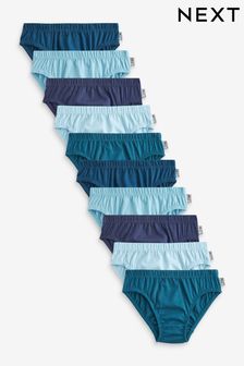 藍色調 - 三角褲 10 件組 (1.5-16歲) (N34154) | NT$620 - NT$840