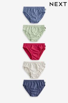 Muted Brights Briefs 5 Pack (1.5-16yrs) (N34156) | SGD 15 - SGD 19