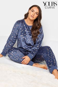 Set pijama Imprimeuri de casă cu folie Yours Curve (N34198) | 185 LEI