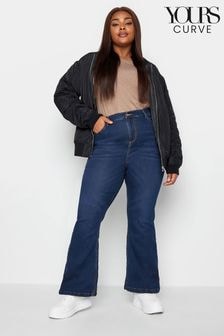 Yours Curve Blue Bootcut Stretch ISLA Jeans (N34199) | $50