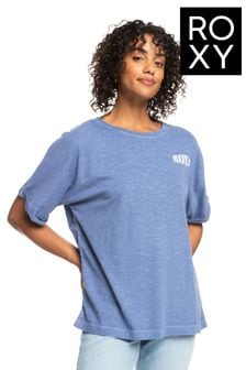 Albastru - Tricou cu imprimeu Roxy (N34225) | 191 LEI