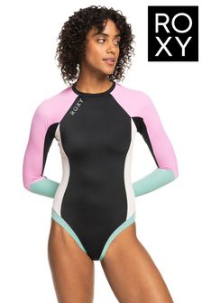 Roxy Active Black Long Sleeve Back Zip Rash Swimsuit (N34235) | 107 €