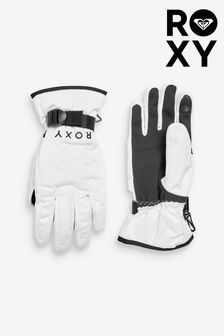 ホワイト - Roxy スノー ジェティ 無地 スキー手袋 (N34250) | ￥8,810