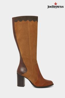 Joe Browns Brown Made You Look Suede Leather Boots (N34264) | €166