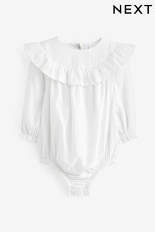白色 - 嬰兒款燈籠褲連身衣 (0個月至3歲) (N34572) | NT$440 - NT$490