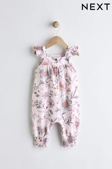 Roz mov cu model floral  - Costum pentru bebeluși (0 luni - 3 ani) (N34621) | 91 LEI - 108 LEI