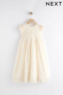 Ivory Occasion Baby Dress (0mths-2yrs) (N34642) | 179 SAR - 191 SAR