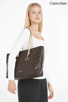 Calvin Klein Must Shopper Brown Bag