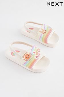 白色卡通人物 - 彩虹拖鞋 (N35062) | NT$400 - NT$490