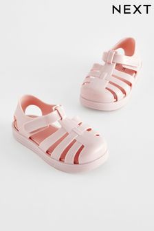 Pink Jelly Fisherman Sandals (N35076) | NT$440 - NT$530