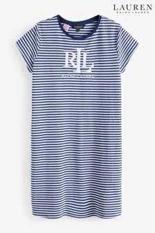Lauren Ralph Lauren синяя ночная рубашка в полоску (N35105) | €118