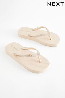 Gold Glitter Flip Flops (N35253) | HK$70 - HK$96