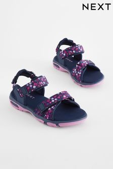 Navy Floral Sporty Trekker Sandals (N35276) | €25 - €35