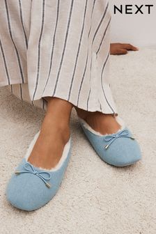 Blue - Ballet Slippers (N35374) | kr230