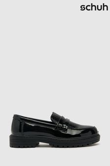 Schuh Black Locker Loafers