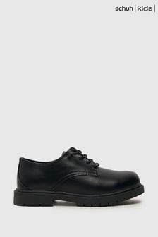 Schuh Ladder Derby Junior Black Shoes (N35684) | HK$288