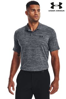 Under Armour Grey/Black Golf Performance Polo Shirt (N35887) | 198 QAR