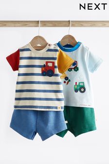 Bright Baby T-Shirts And Shorts Set 2 Pack (N35955) | kr360 - kr390