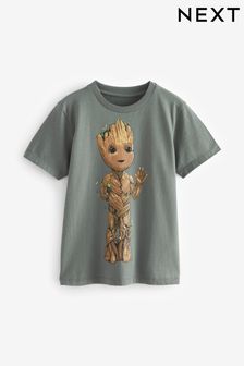 Gris - T-shirt sous licence Groot des Gardiens de la Galaxie (3-16 ans) (N36066) | €15 - €19