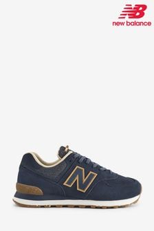 Синий - мужские кроссовки New Balance 574 (N36088) | €126