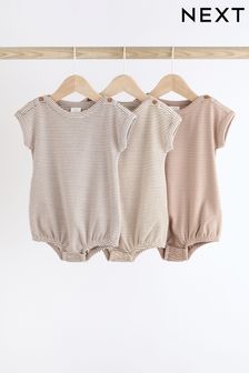 Jersey Baby Bloomer Romper 3 Pack
