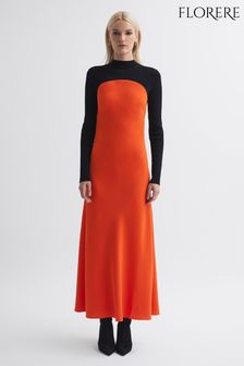 فستان متوسط الطول منسوج Florere (N36471) | 1,077 د.إ