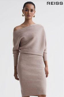 素色 - Reiss Lara羅紋露肩連身裙 (N36480) | NT$7,820
