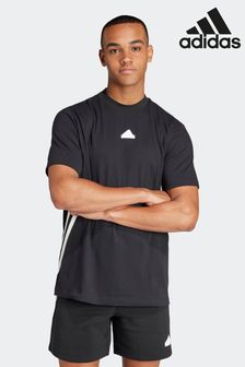 Чорний - Adidas Спортивний одяг Майбутні ікони 3-смуги футболка (N36646) | 1 602 ₴