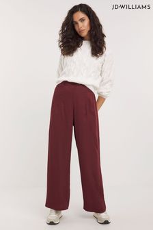 Pantaloni largi de prune JD Williams Purpuriu Satin (N36725) | 179 LEI