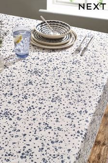 Blue Salcombe Spot Wipe Clean Table Cloth