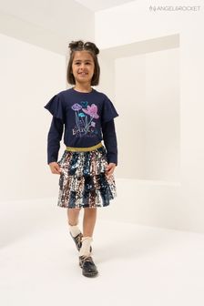 Angel & Rocket Blue Athena Embroidered Top (N37135) | NT$740 - NT$880