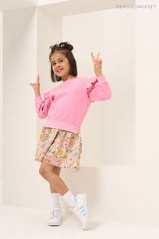 Angel & Rocket Pink Marie Frill Sweat Dress (N37145) | €17.50 - €20